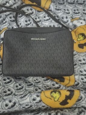 Michael Kors Black Crossbody Bag - Signature Logo